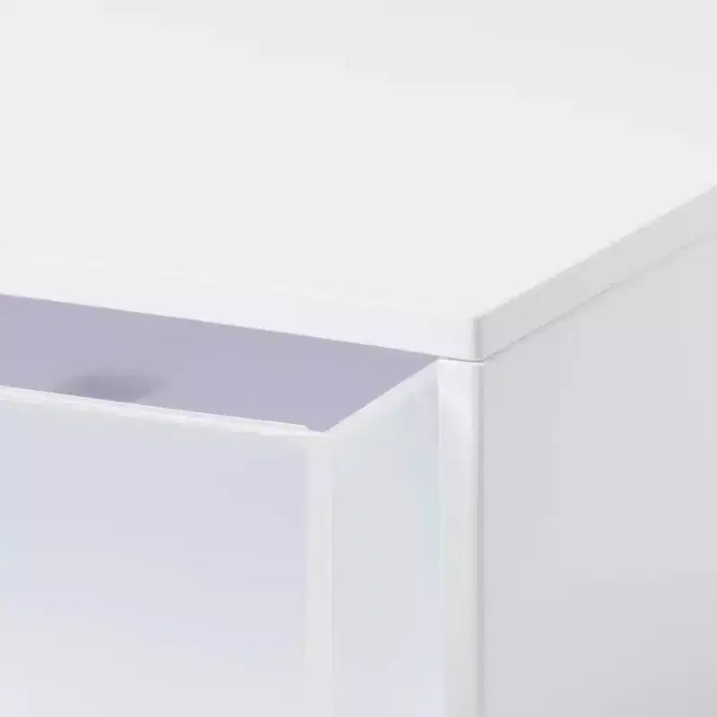 Cassetto contenitore stretto e corto – Bianco