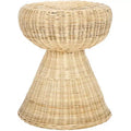 Tritan Rattan Accent Table/Stool - STL6502A - Natural - Safavieh