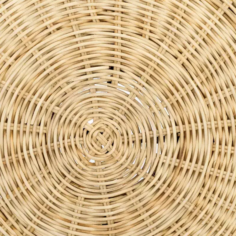 Sgabello d'appoggio in rattan - Finitura naturale