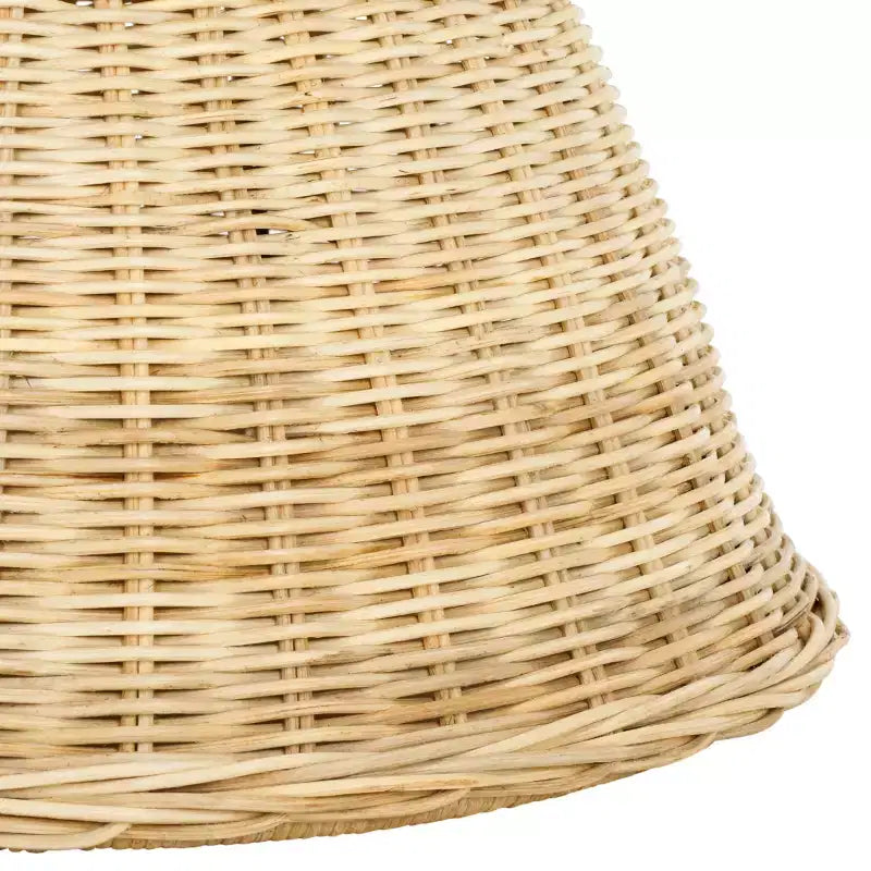 Sgabello d'appoggio in rattan - Finitura naturale