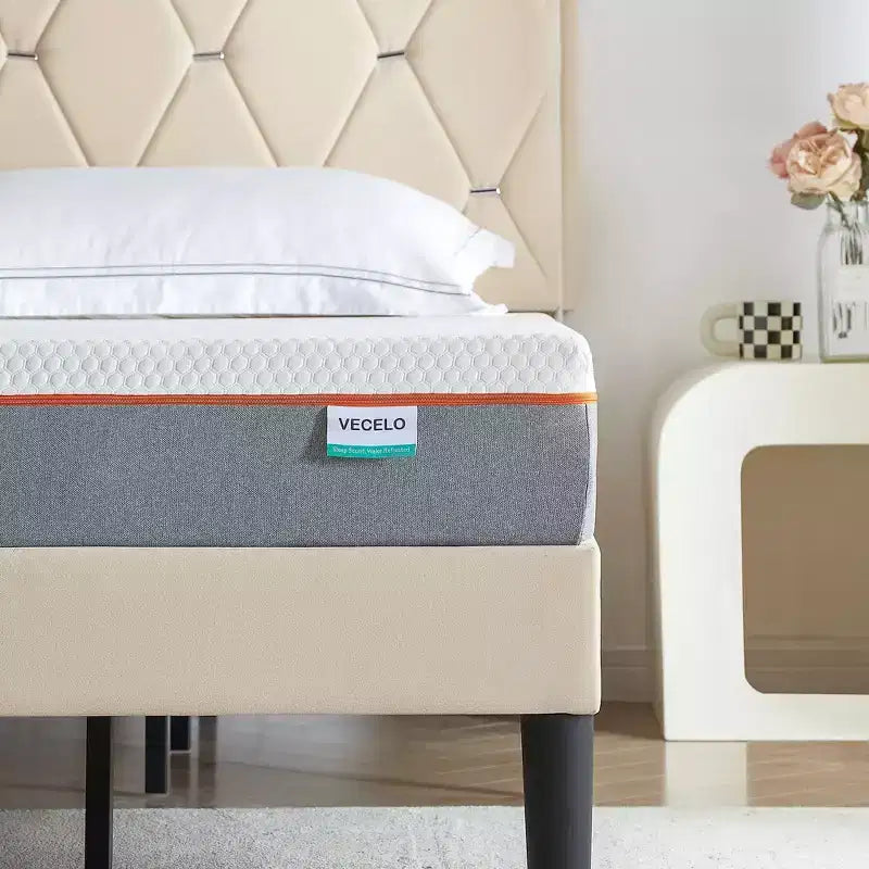 Materasso in memory foam da 8 pollici – Rigidità media, varie misure
