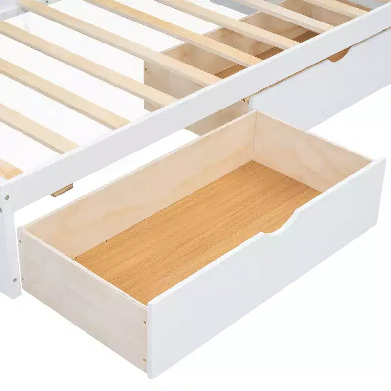 Divano Letto Singolo con Cassetti Contenitori, Armadietti Laterali e Porte di Ricarica USB