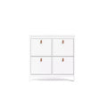 HomeStock 4 Drawer Shoe Cabinet, White