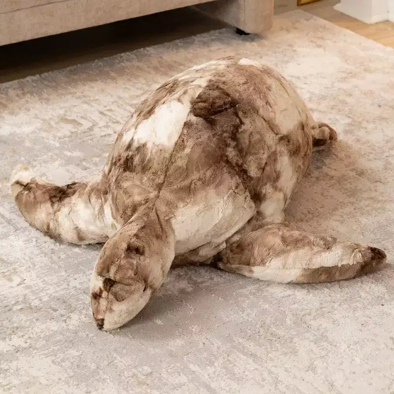 Shelly la Tartaruga, Grande Peluche Animale Marino Sacchetto di Fagioli e Pouf per Bambini