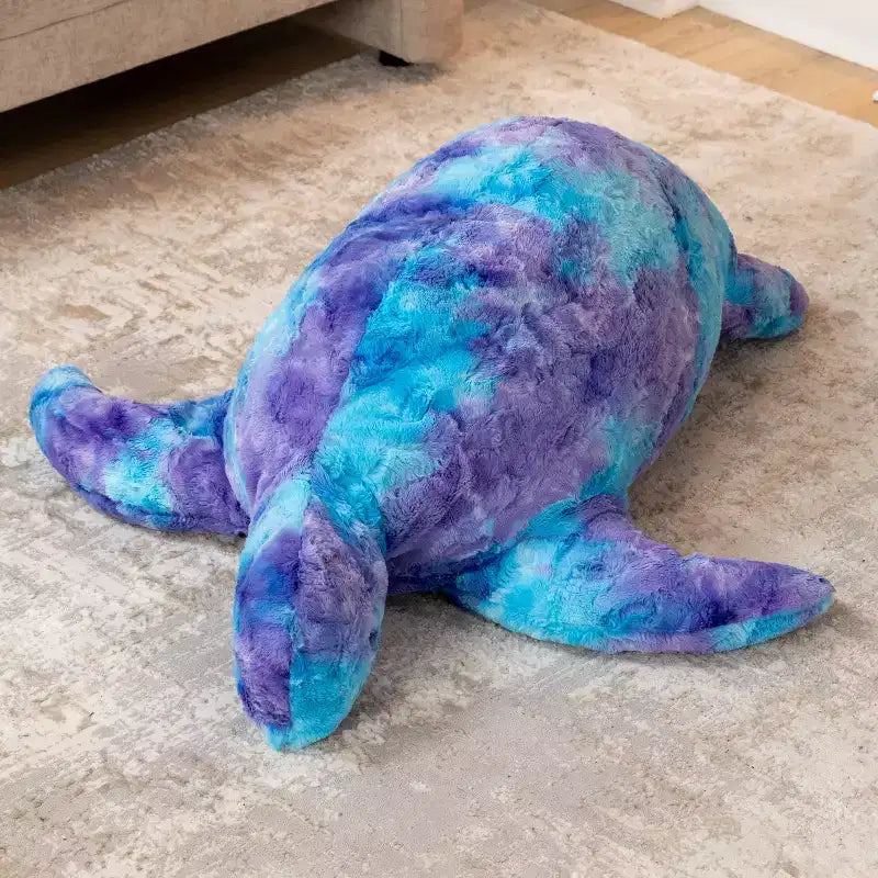 Shelly la Tartaruga, Grande Peluche Animale Marino Sacchetto di Fagioli e Pouf per Bambini