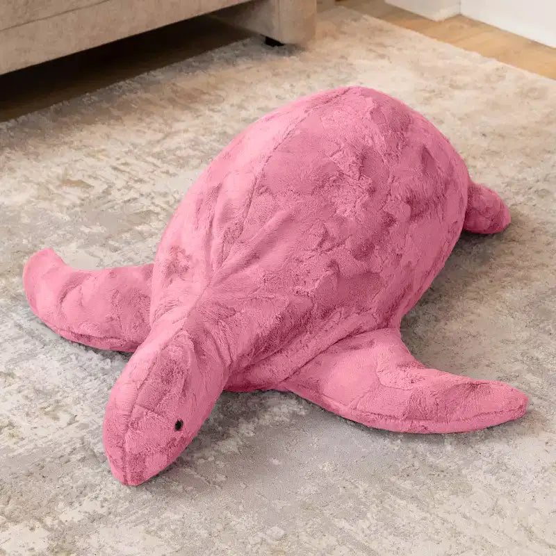 Shelly la Tartaruga, Grande Peluche Animale Marino Sacchetto di Fagioli e Pouf per Bambini