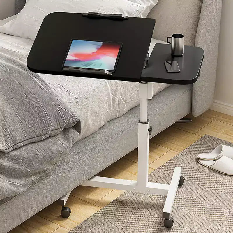 Tavolo da letto regolabile in altezza con ruote