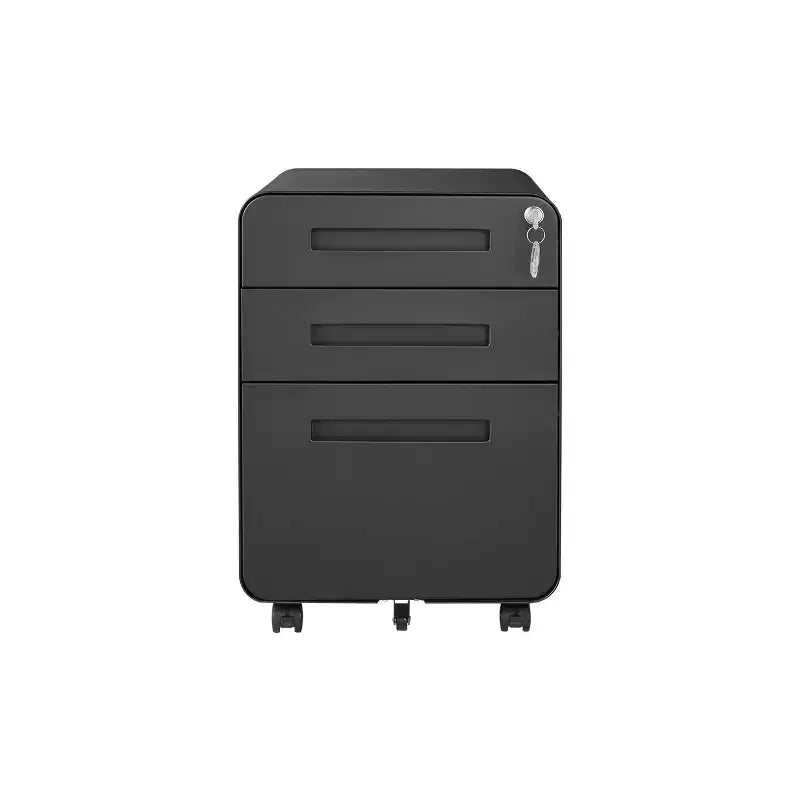Cassettiera porta documenti mobile a 3 cassetti con serratura – Cassettiera porta documenti con ruote da scrivania per ufficio domestico