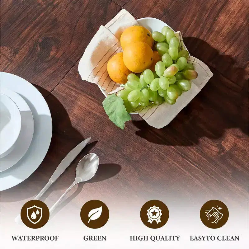 Tavolo da pranzo rotondo da 47 pollici con base scanalata, per 4-6 persone