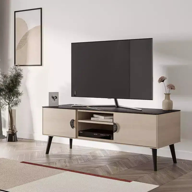 Mobile TV moderno metà secolo da 55" per TV fino a 46"