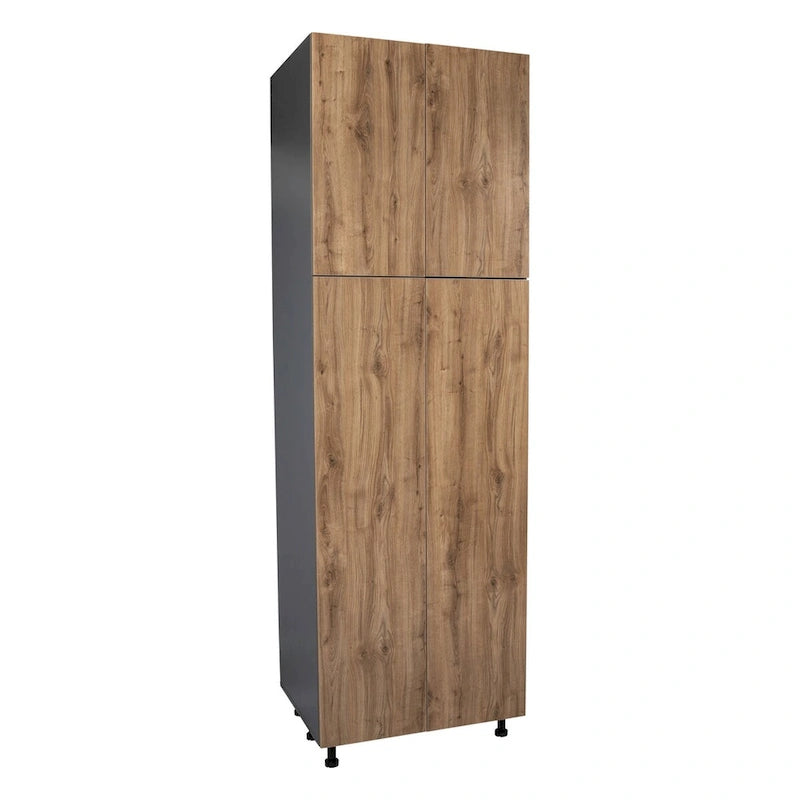 Armadio multiuso a quattro ante grigio 36 x 90 x 23 3/8