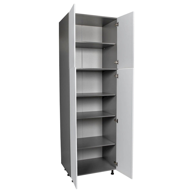 Armadio multiuso a quattro ante grigio 36 x 90 x 23 3/8