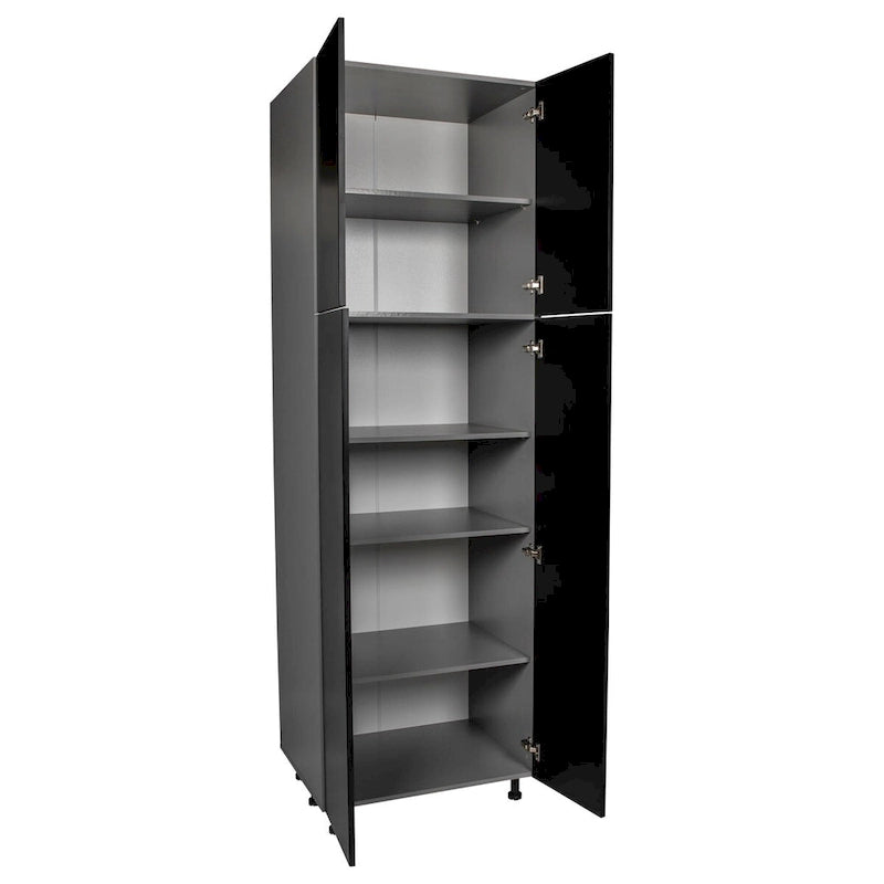 Armadio multiuso a quattro ante grigio 36 x 90 x 23 3/8