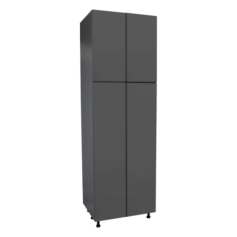 Armadio multiuso a quattro ante grigio 36 x 90 x 23 3/8